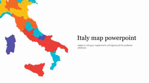 Italy map powerpoint